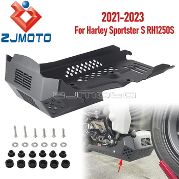Сверхпрочный алюминиевый поддон для двигателя мотоцикла, защитный кожух шасси, накладка для Harley Sportster S RH1250S 2021-23 2022 гг.