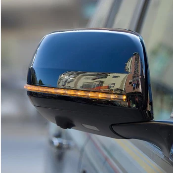 Светодиодный динамический указатель поворота для Toyota Land Cruiser Prado150 Модификация крышки зеркала заднего вида Аксессуары для струящегося света