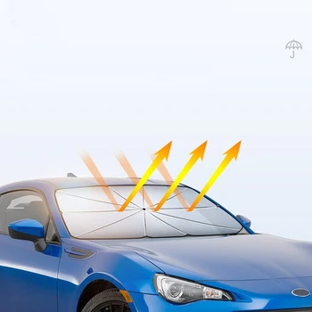 Солнцезащитный козырек для автомобиля, защита от зонта, зонт от летнего солнца, защита от затенения лобового стекла для RAM 2500 1500, Автоаксессуары