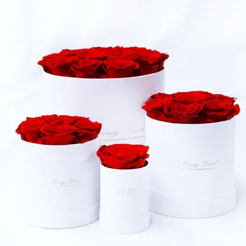 Сохраненный бессмертный с материалами для свадебного букета из ведерка для объятий, цветок вечной жизни, роза, подарок на День Святого Валентина