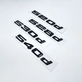 Старые Глянцевые Черные Буквы С Цифрами 520d 525d 528d 530d 535d 540d Наклейка С Эмблемой BMW 5 Серии E39 E60 E61 F07 F10 F11 G30 G31