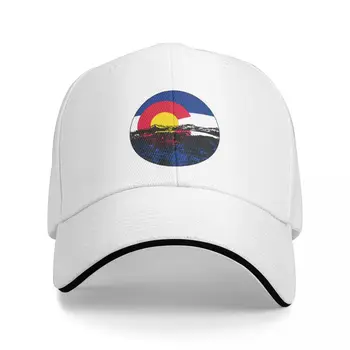 Флаг штата Колорадо с Горами Бейсболка Аниме Шляпа Snapback Кепка летние шляпы Гольф Шляпа Мужская Женская