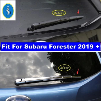 Хромированные внешние аксессуары Для заднего лобового стекла, накладка стеклоочистителя от дождя, рамка для отделки, подходит для Subaru Forester 2019-2022 гг.