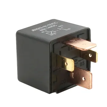 Черное универсальное 4-контактное DC80A 12V 24V 36V 48V электронное реле auto relay для аккумуляторного автомобиля